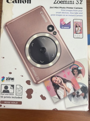 Canon Zoemini S2 2 in 1 mini photo printer camera καινούργια