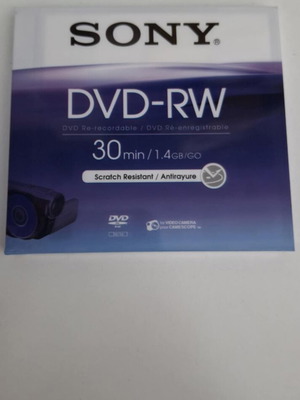 SONY DVD-RW 30min Camera Disc