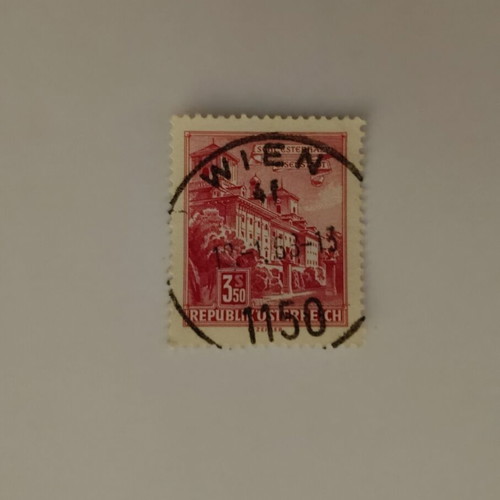 Austrian collectible stamp Republik Österreich 3.50S like new