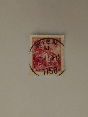 Austrian collectible stamp Republik Österreich 3.50S like new