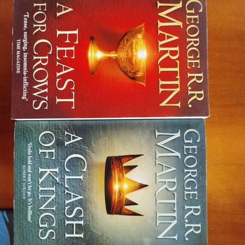 Game of Thrones first 4 books like new in English