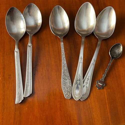 Collectible vintage spoons set of 6 like new, Guy Degrenne, HEP, WAPW