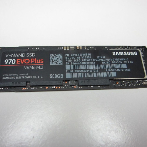 Samsung 970 EVO Plus NVMe M.2 SSD 500GB