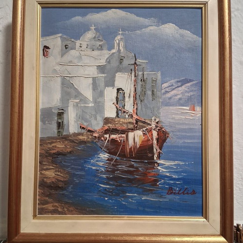 Oil painting seascape