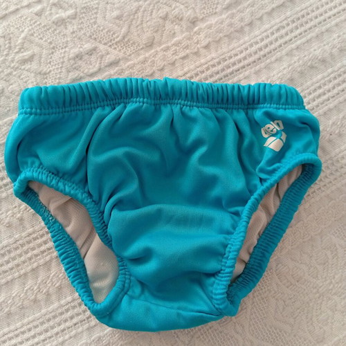 Arena swimsuit for boy 3-6 months new, green/blue