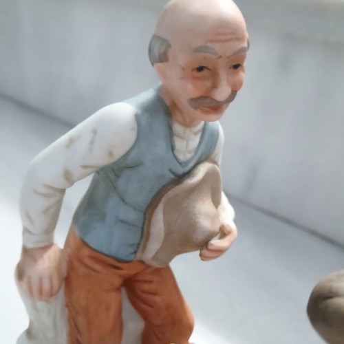 Vintage decorative figurines set of 2, 1960-1970