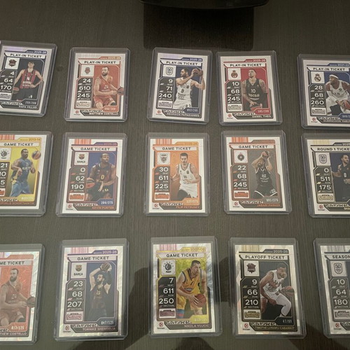 EuroLeague Contenders Panini 2025-26 numbered cards lot