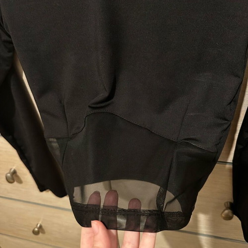Black top new with transparency, size M