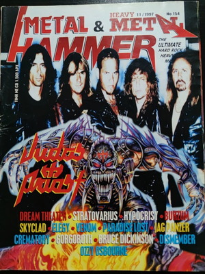 Metal Hammer & Heavy Metal magazine issue 154, November 1997