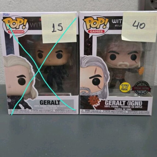 Funko Pop Geralt Igni new