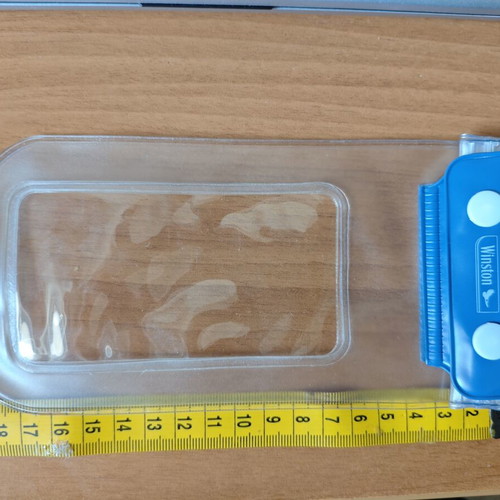 Winston Waterproof Phone Case used, transparent protective cover