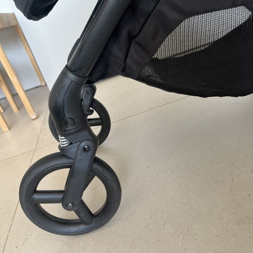 Anex IQ 3-in-1 Baby Stroller like new with car mirror and bag