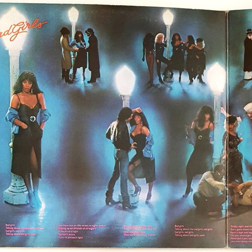 Donna Summer Bad Girls double vinyl record used
