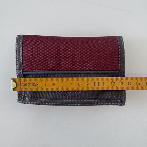 Oxbow fabric wallet like new, brown and gray