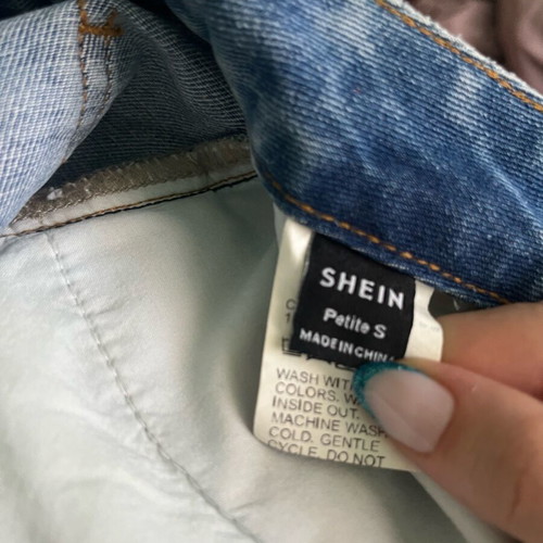 Jean shorts Shein new, size XS, blue
