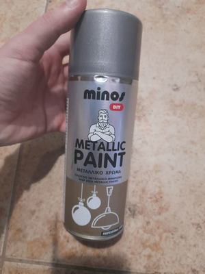 Minos σπρέι βαφής με μεταλλικό εφέ καινούργιο