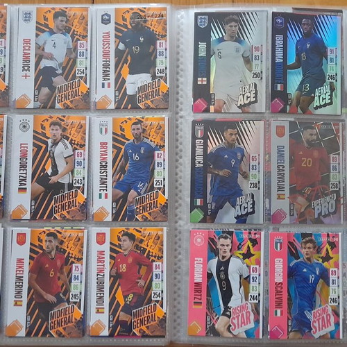 England 2024 Tournament Edition Adrenalyn XL album with 278/297 cards like new