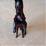  Δερματινο αγαλματακι αλογο