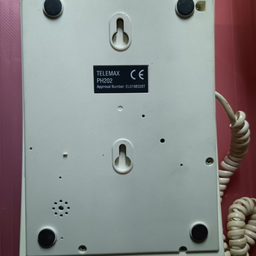Telemax phone used, beige, wired collectible