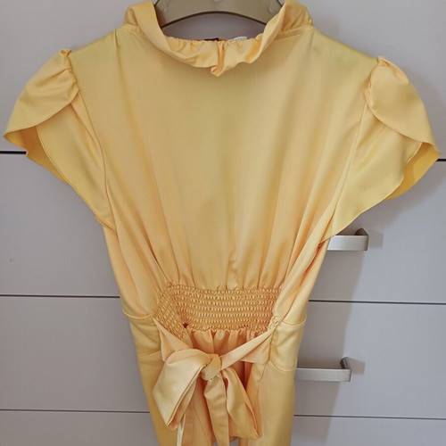 Ysatis short-sleeve top like new, yellow, size small
