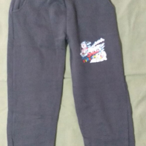 Vintage kids fleece pants dark gray new, size 10