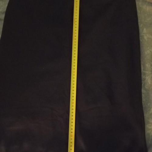 Dorothy Perkins black satin summer skirt large, like new