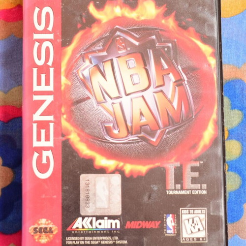 NBA Jam Tournament Edition Sega Genesis Mega Drive game used