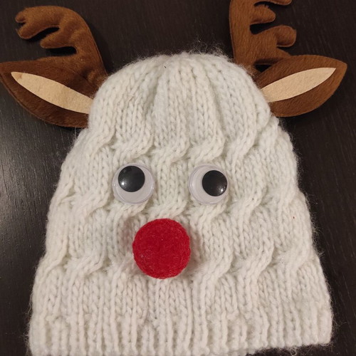 Christmas reindeer hat like new