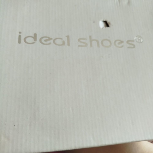 Ideal Shoes ankle boots size 37 used dark blue with worn heel