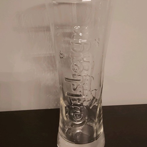 Carlsberg beer glasses like new, large pack of 6
