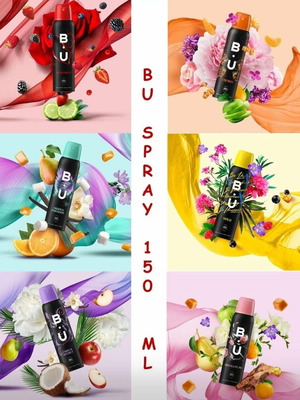 B.U αποσμητικό spray 150ml καινούργιο
