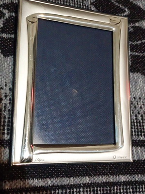 Silver-plated frame used 13x17 cm