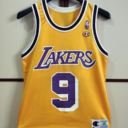 Champion Vintage 90’s Nick Van Exel Los Angeles Lakers Jersey #9 like new