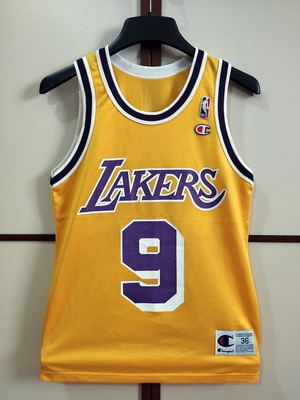 Champion Vintage 90’s Nick Van Exel Los Angeles Lakers Jersey #9 like new