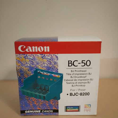 Canon BC-50 BJC 8200 printhead new sealed pack