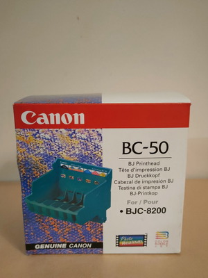 Canon BC-50 BJC 8200 printhead new sealed pack