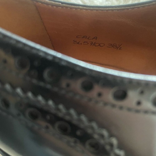 Church's Burwood used leather brogue shoes size 38.5 black