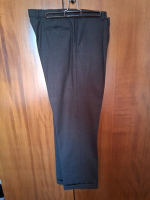 Men's winter pants like new, brown, size 50 with cuffs