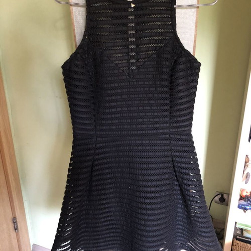 Guess women's dress like new, mesh, size S, black