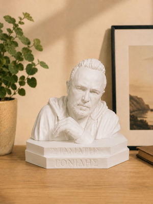 Σταμάτης Γονίδης 3D printed συλλεκτικό άγαλμα