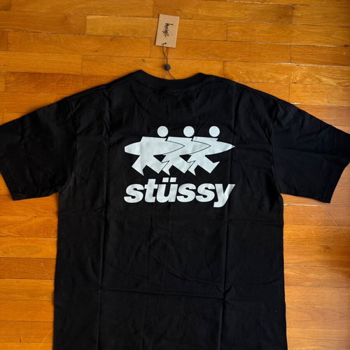 Stussy Surf man Tee new, size M-L, black
