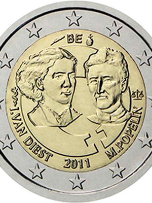 Βέλγιο 2 Ευρώ 2011 UNC Ημέρα της Γυναίκας αναμνηστικό