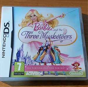 NINTENDO DS BARBIE AND THE THREE MUSKETEERS