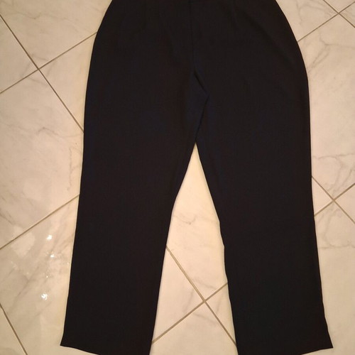 Set shirt and fabric trousers like new, size XL, black and blue