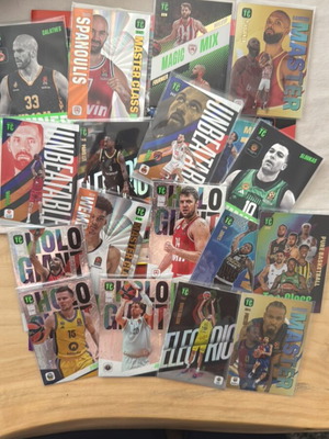 Panini Top Class EuroLeague 2025 Lot 18 Rare Cards - Panathinaikos & Olympiakos