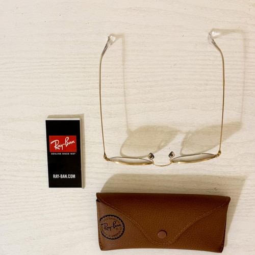 Ray-Ban Frank RB3857 sunglasses like new, Legend Gold frame with green G-15 lenses