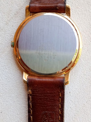 Seiko watch gold plated like new, battery needed