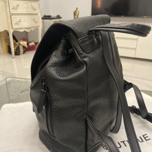 Pauls Boutique backpack like new, gray, eco leather