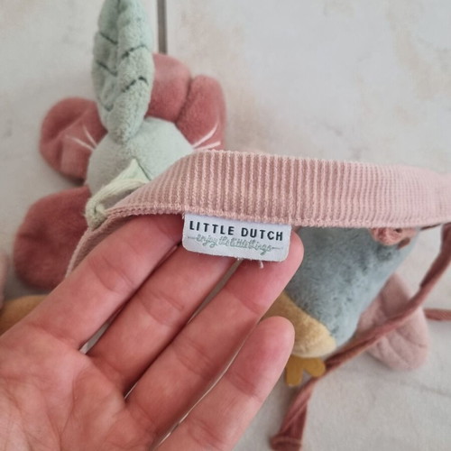 Little Dutch Flowers & Butterflies fabric activity garland like new