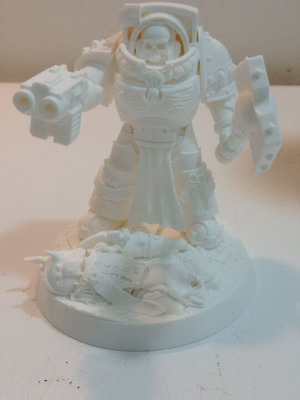 Space Marine Chaplain Warhammer 40k miniature